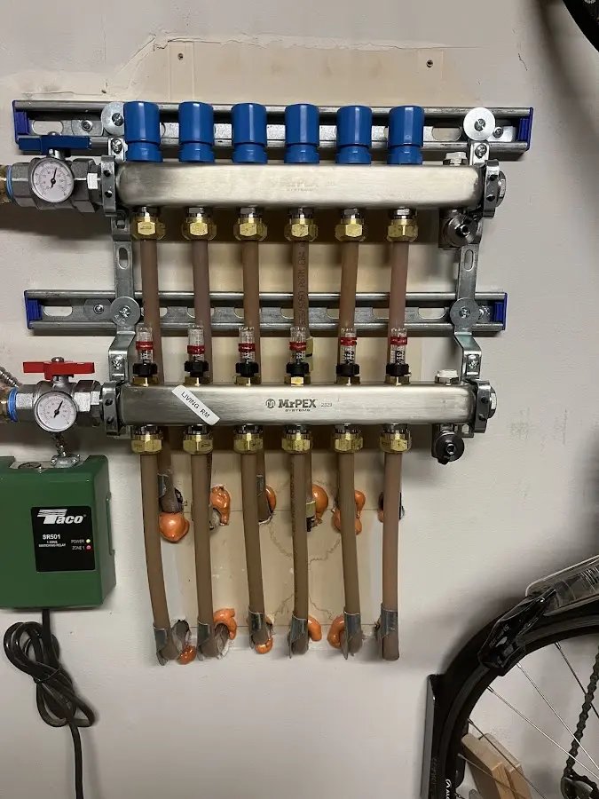 Plumber performing Leak Detection at a residential property in St. James City